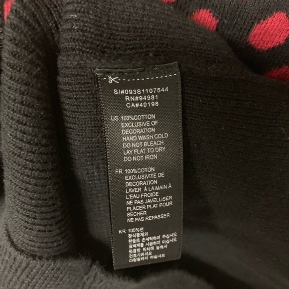 Forever 21 Black and Red Polka Dot Cardigan - Picture 5 of 5